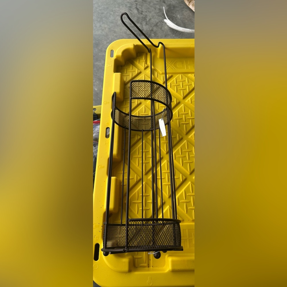 Brookstone toilet paper stand - bronze